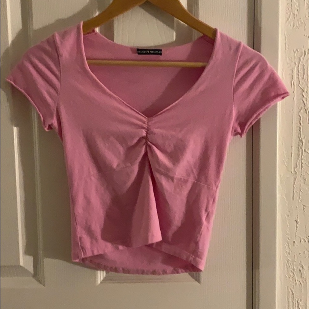 Super cute hot pink brandy Melville top